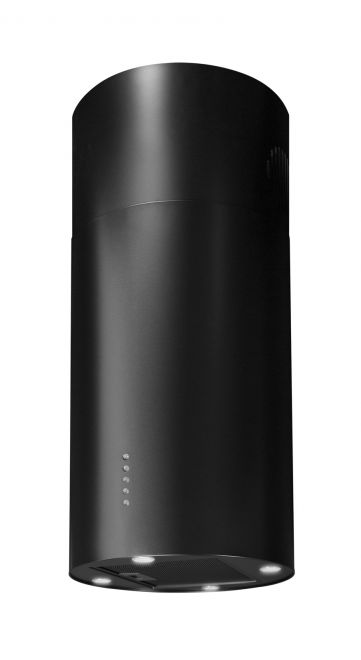 Frithængende emhætte Cylindro Eco 4LED Black Matt - Matsort - zdjęcie produktu 4