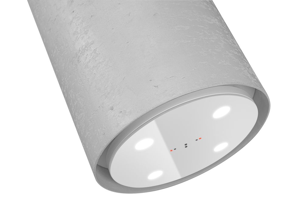Frithængende emhætte Columni Stono Light Grey - zdjęcie produktu 7