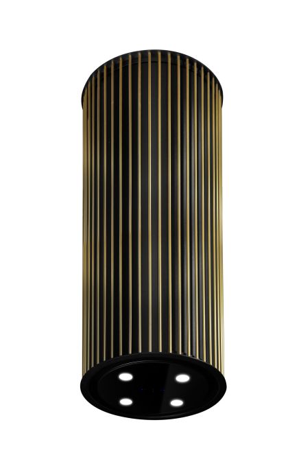 Frithængende emhætte Voliera N1 Black-Gold - zdjęcie produktu 3