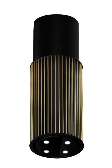 Frithængende emhætte Voliera N2 Black-Gold - zdjęcie produktu 5