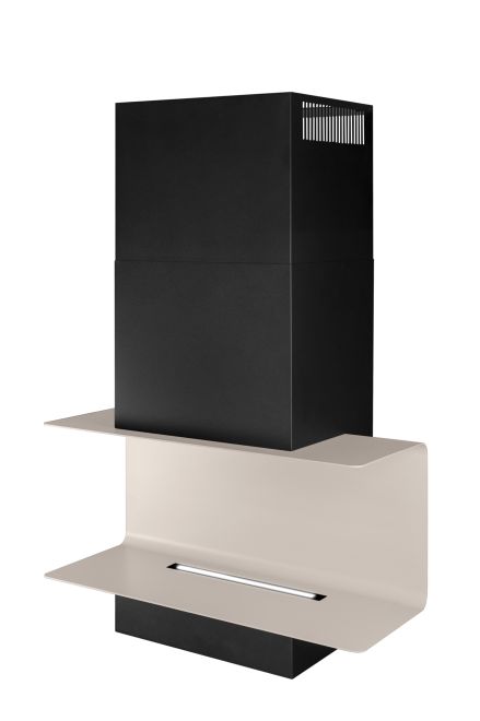 Væghængt emhætte C-Shelf Black-Kashmir - zdjęcie produktu 4