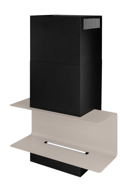 Væghængt emhætte C-Shelf Black-Kashmir - zdjęcie produktu 5