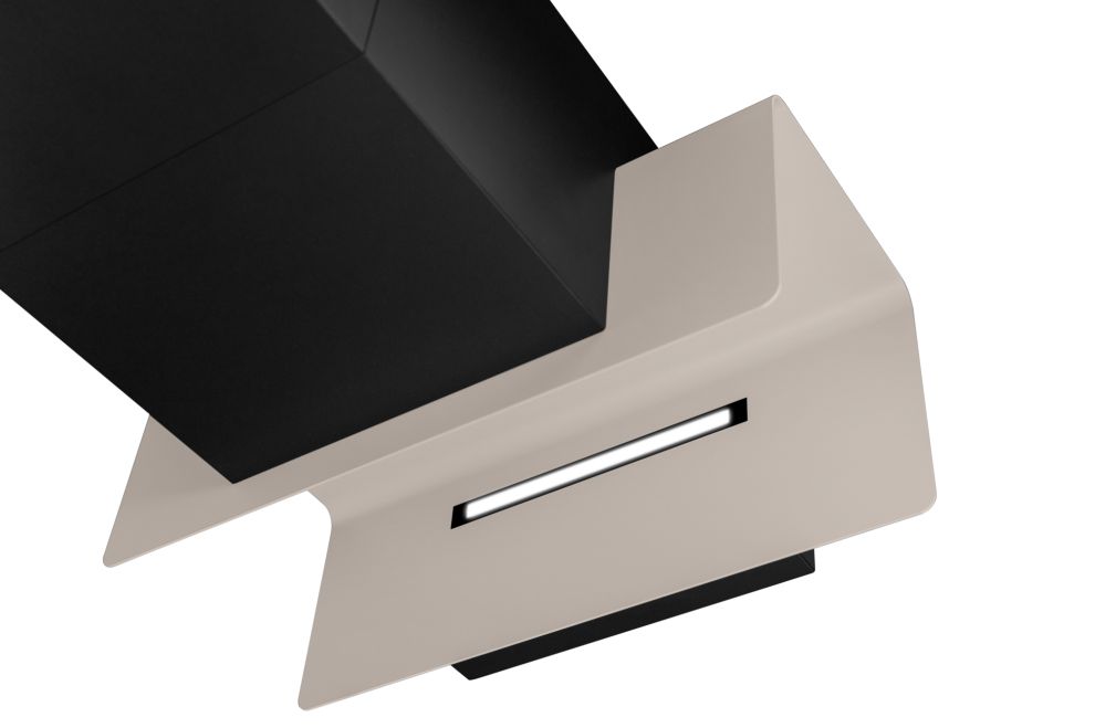 Væghængt emhætte C-Shelf Black-Kashmir - zdjęcie produktu 6