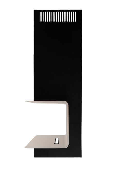 Væghængt emhætte C-Shelf Black-Kashmir - zdjęcie produktu 7