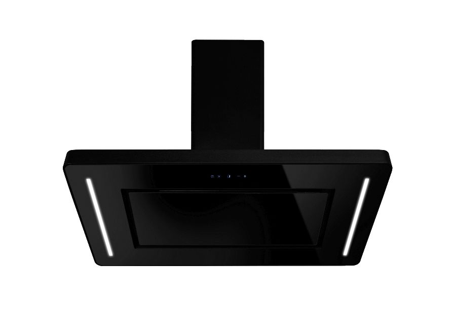 Frithængende emhætte Decor Island Black Matt - Matsort - zdjęcie produktu 3