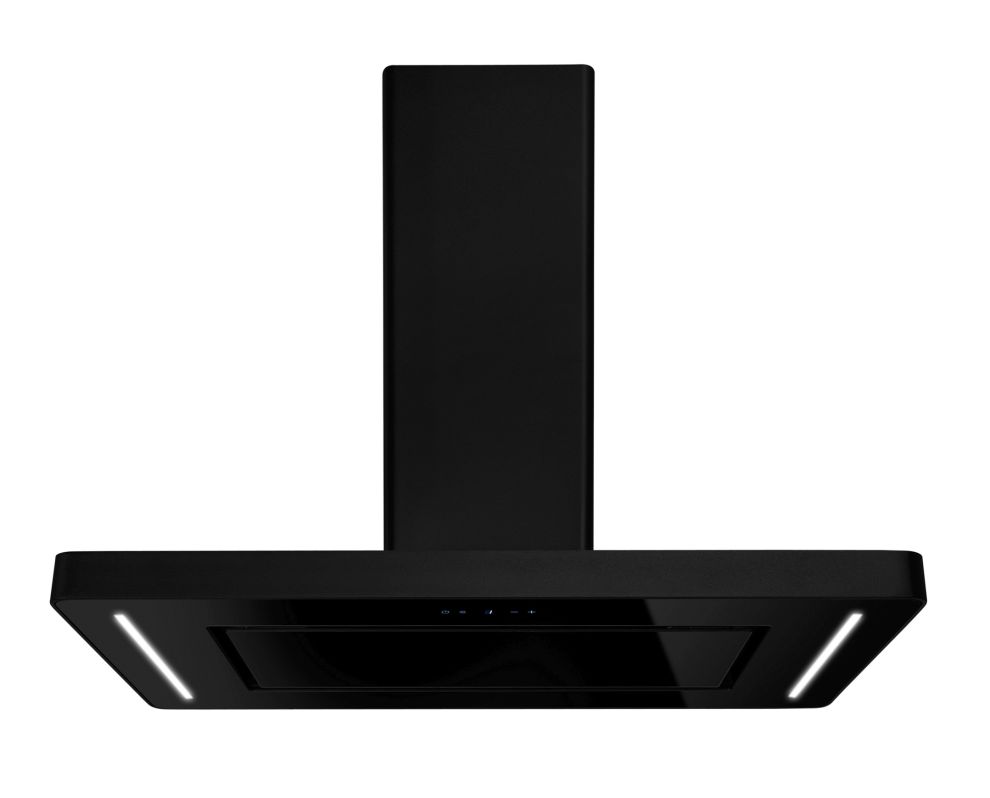 Frithængende emhætte Decor Island Black Matt - Matsort - zdjęcie produktu 4