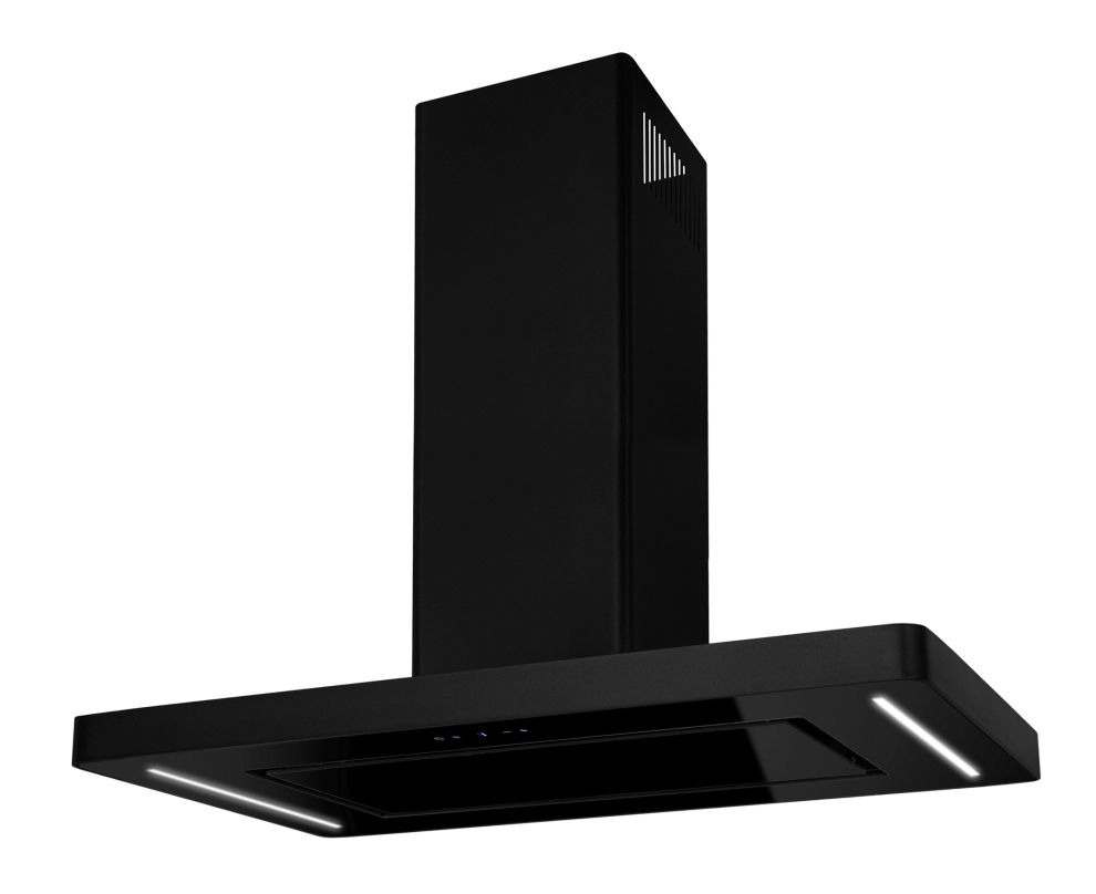 Frithængende emhætte Decor Island Black Matt - Matsort - zdjęcie produktu 10