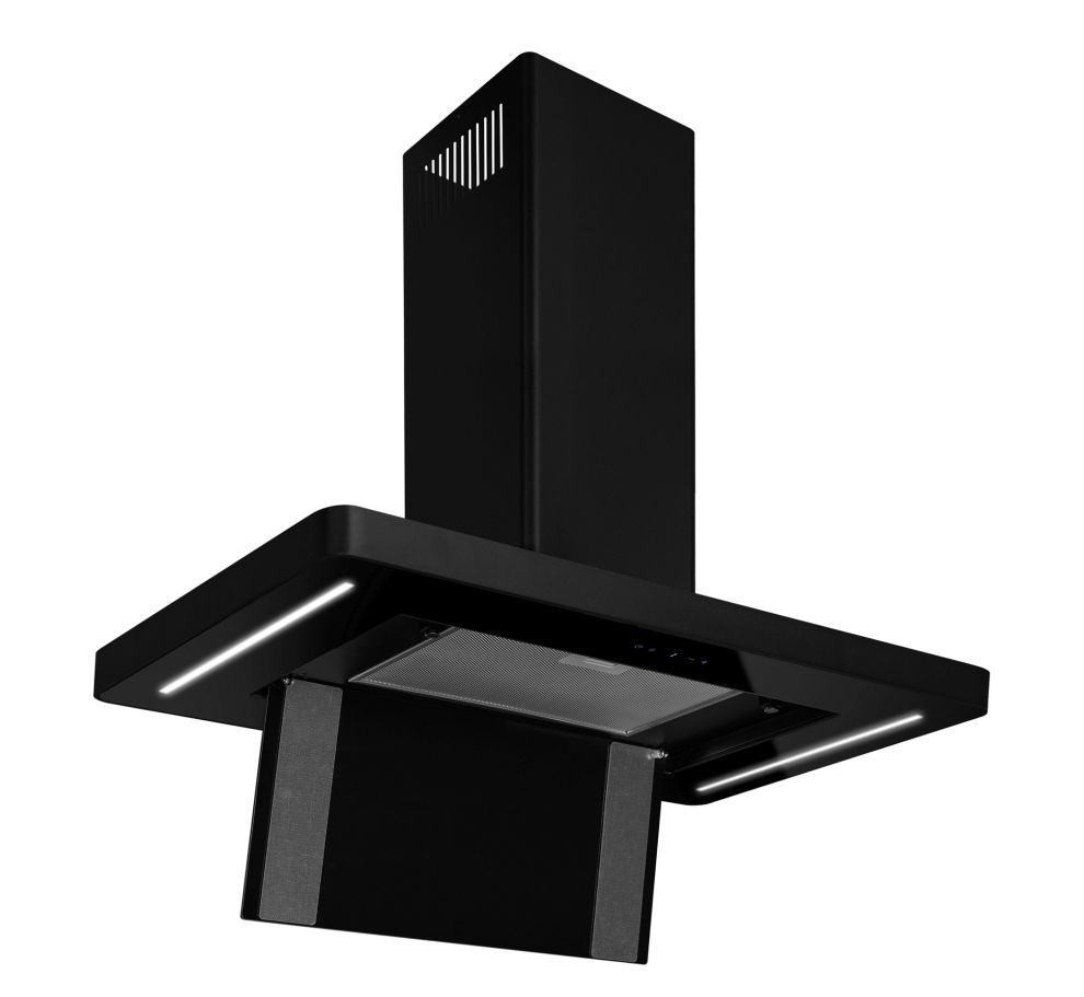 Frithængende emhætte Decor Island Black Matt - Matsort - zdjęcie produktu 9