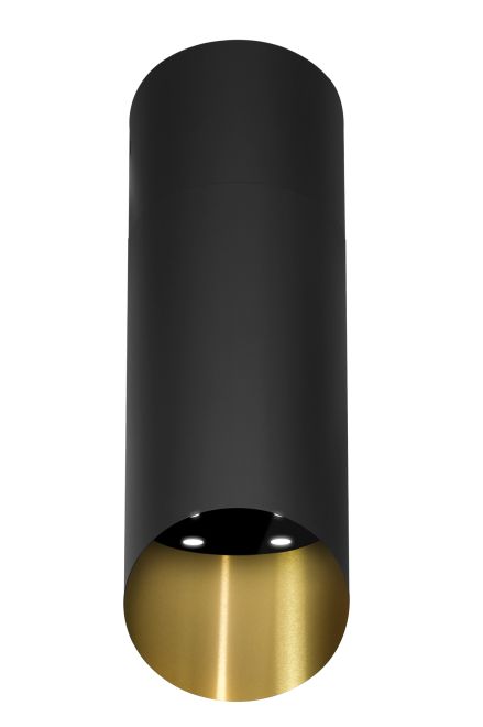 Frithængende emhætte Hiro Color Black-Gold - Black Matt/Gold - zdjęcie produktu 4