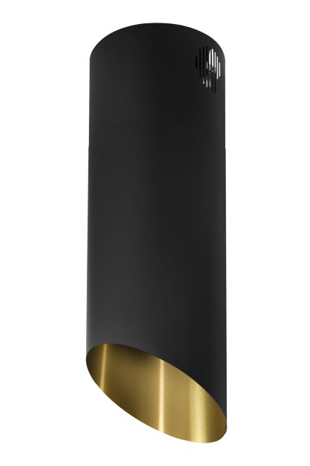 Frithængende emhætte Hiro Color Black-Gold - Black Matt/Gold - zdjęcie produktu 6