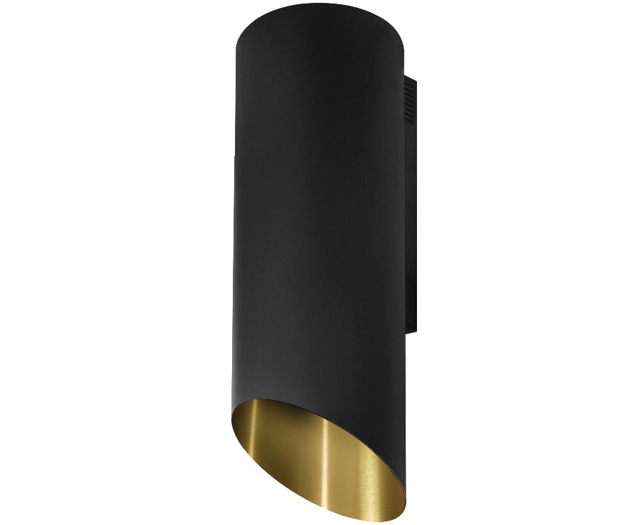Væghængt emhætte Hiro OR Color Black-Gold - Black Matt/Gold - zdjęcie produktu