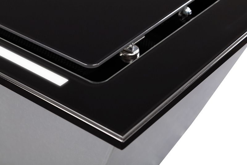 Skabsintegreret emhætte Lando Glass Black Gesture Control - zdjęcie produktu 7