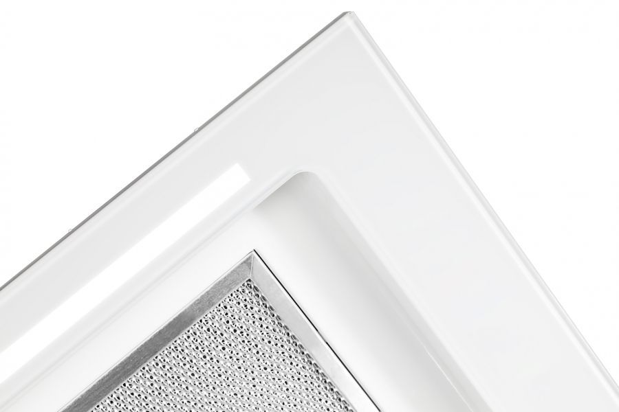 Skabsintegreret emhætte Lando Glass White Gesture Control - Hvid - zdjęcie produktu 7