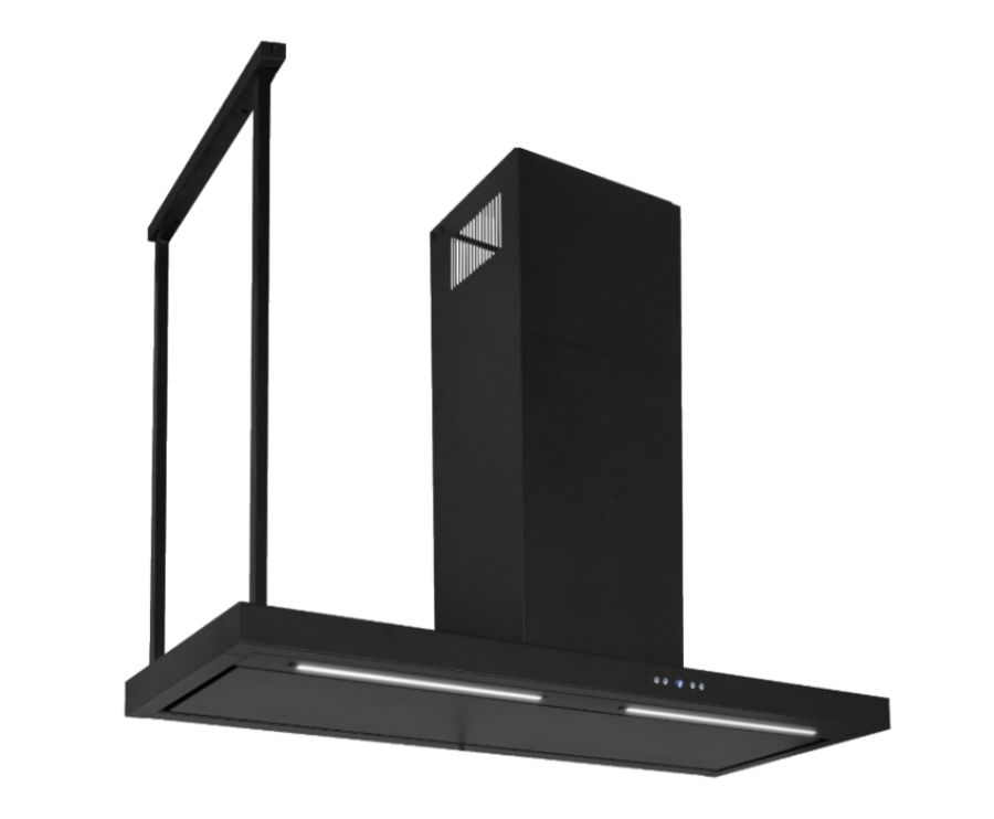 Væghængt emhætte Metropolis OR Black Matt - Matsort - zdjęcie produktu