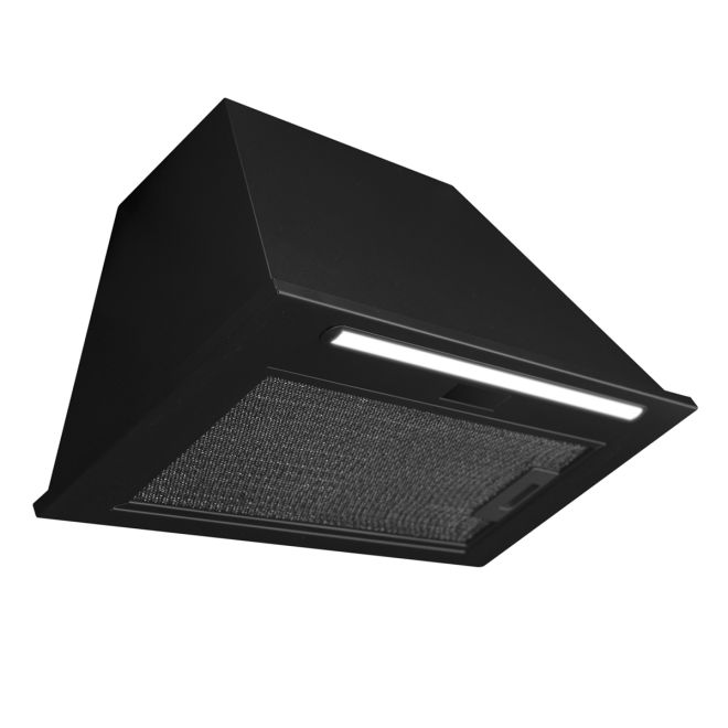 Skabsintegreret emhætte Lando Plus Black Matt Gesture Control - Matsort - zdjęcie produktu 6