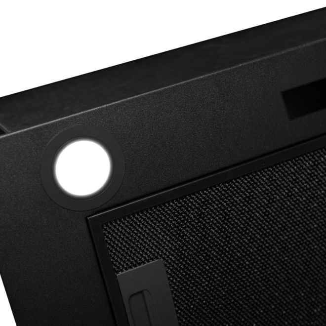 Skabsintegreret emhætte Aris Eco Black Matt Gesture Control - Matsort - zdjęcie produktu 8