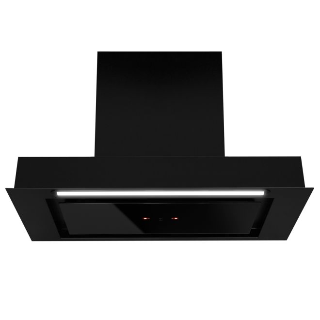 Skabsintegreret emhætte Micra Black Matt Gesture Control - Matsort - zdjęcie produktu 5