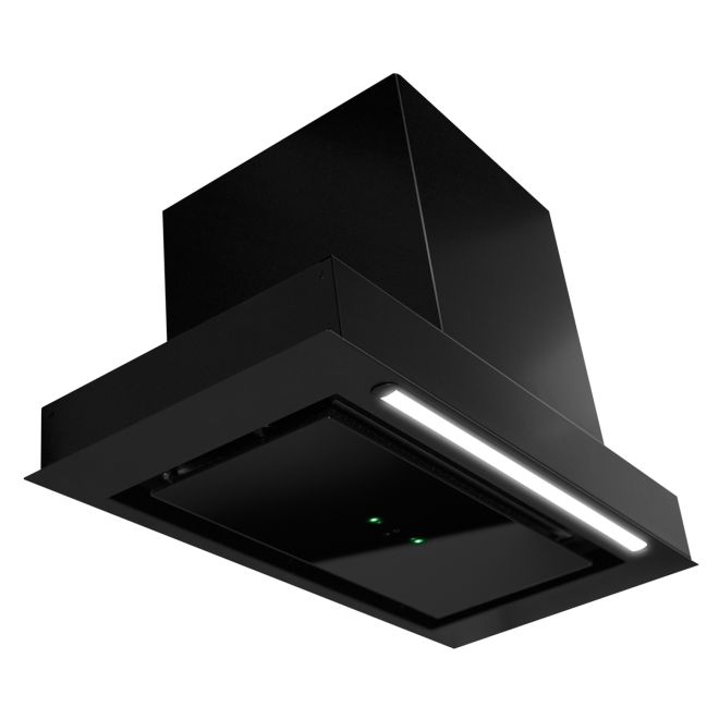 Skabsintegreret emhætte Micra Black Matt Gesture Control - Matsort - zdjęcie produktu 6