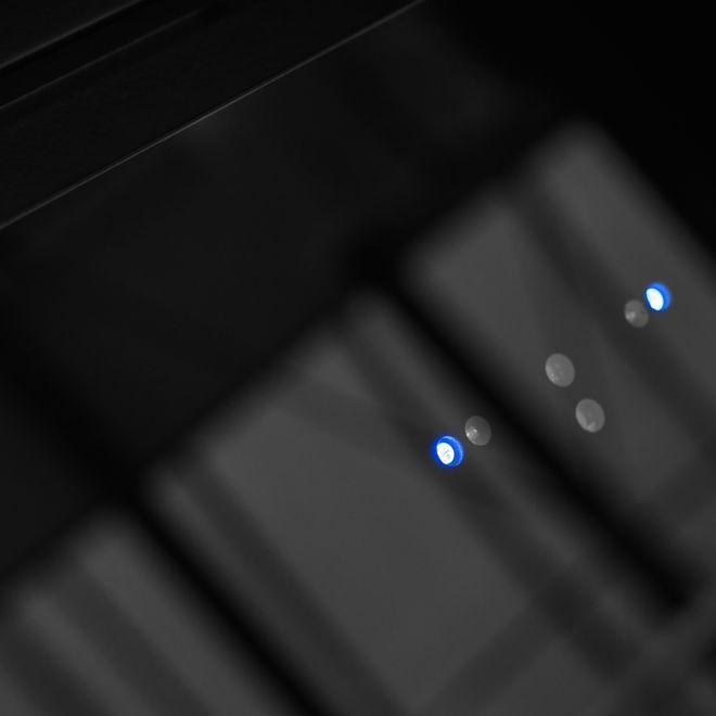 Skabsintegreret emhætte Micra Black Matt Gesture Control - Matsort - zdjęcie produktu 12