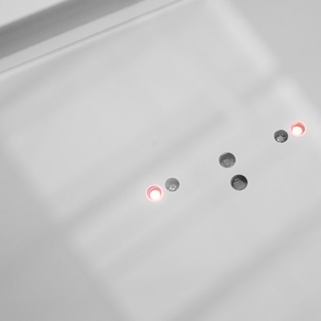 Skabsintegreret emhætte Micra White Matt Gesture Control - zdjęcie produktu 12