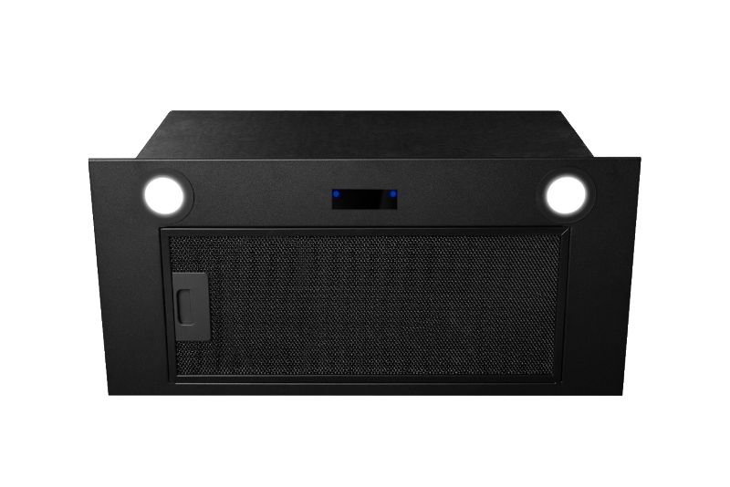 Skabsintegreret emhætte Aris Eco Black Matt Gesture Control - Matsort - zdjęcie produktu