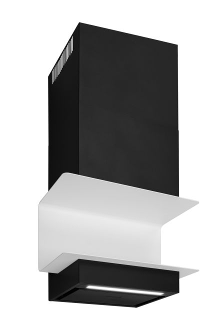 Væghængt emhætte C-Shelf Black-White - Matsort - zdjęcie produktu 8