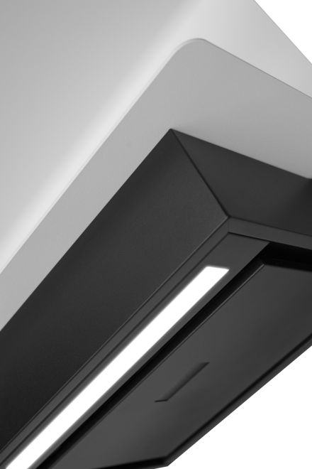 Væghængt emhætte C-Shelf Black-White - Matsort - zdjęcie produktu 7
