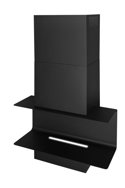Væghængt emhætte C-Shelf Black-Black - Matsort - zdjęcie produktu 7