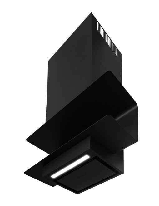 Væghængt emhætte C-Shelf Black-Black - Matsort - zdjęcie produktu 11