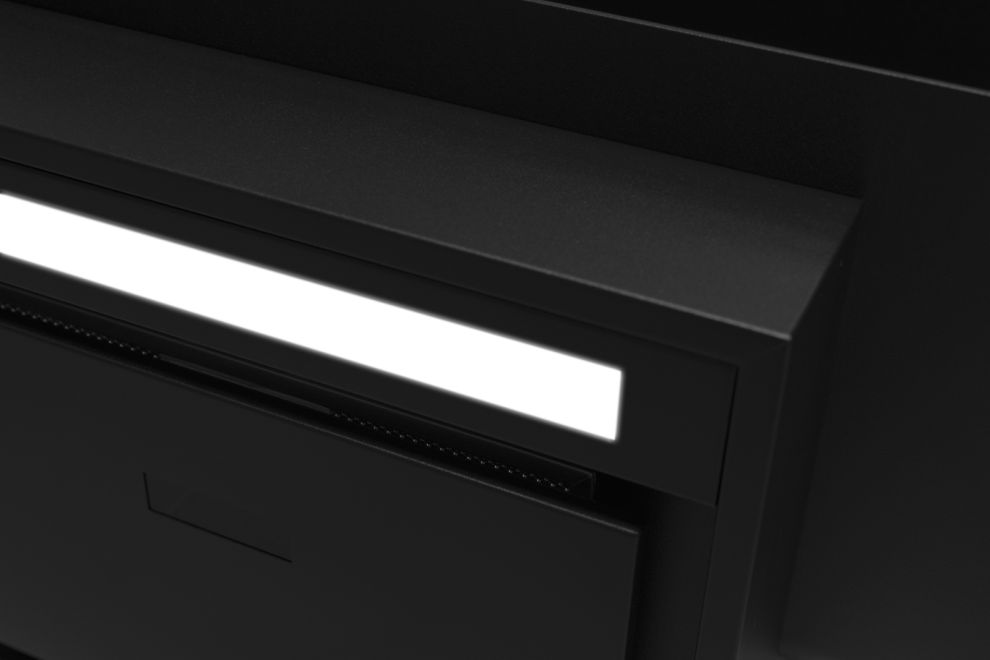 Væghængt emhætte C-Shelf Black-Black - Matsort - zdjęcie produktu 12