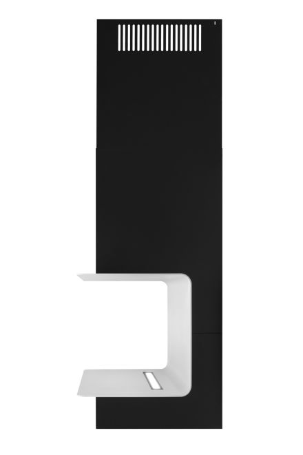 Væghængt emhætte C-Shelf Black-White - Matsort - zdjęcie produktu 14