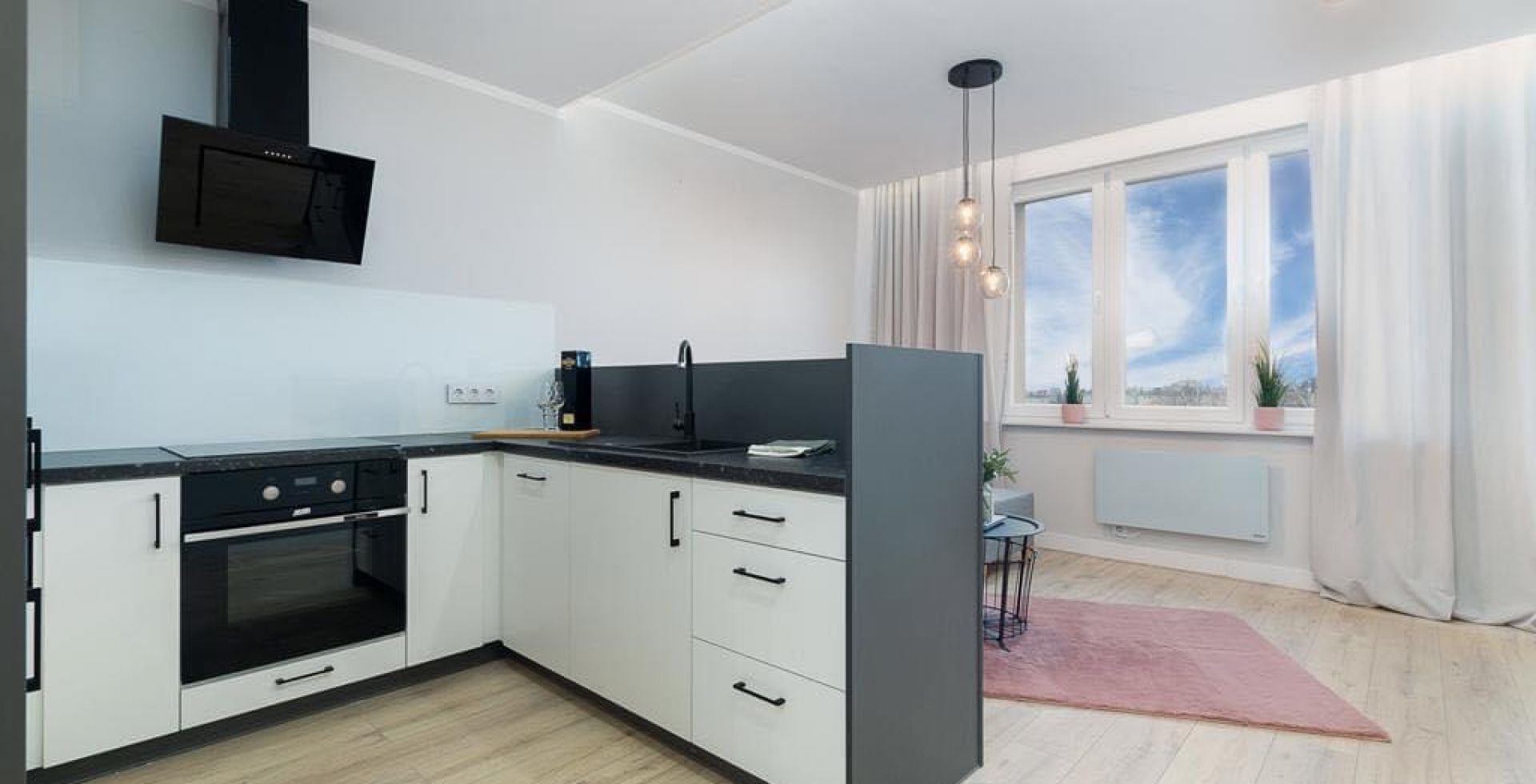 Væghængt emhætte Dynamic Black - Matsort - Aranżacja 28