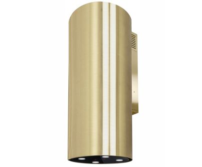 Væghængt emhætte Tubo OR Sterling Gold Gesture Control - Gylden