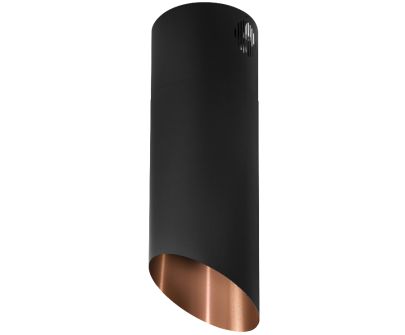 Frithængende emhætte Hiro Color Black-Copper - Black Matt/Copper - 40 cm