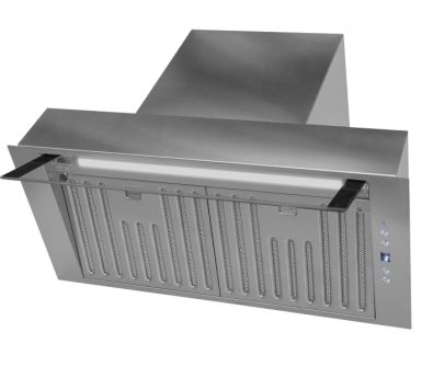 Skabsintegreret emhætte Prato Inox - INOX - 59,5 cm / 89,5 cm