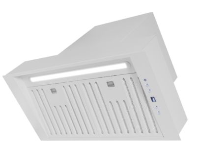 Skabsintegreret emhætte Prato Eco White Matt - Hvid - 59,5 cm / 89,5 cm