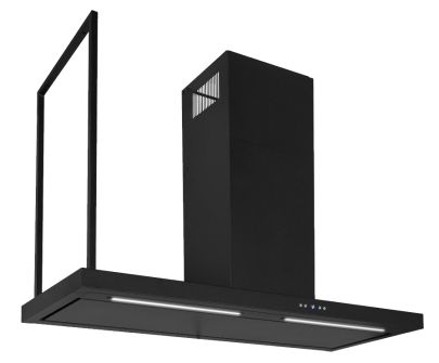 Væghængt emhætte Metropolis OR Black Matt - Matsort - 120 cm / 150 cm