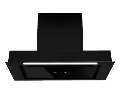 Skabsintegreret emhætte Micra Black Matt Gesture Control - Matsort - 59,5 cm / 89,5 cm