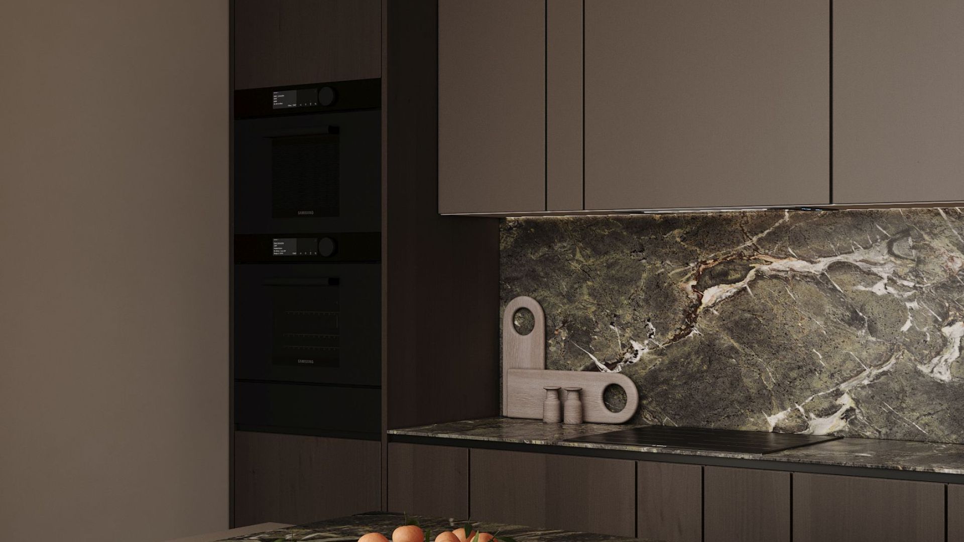 Skabsintegreret emhætte Micra Black Matt - Matsort - Wizualizacja 9