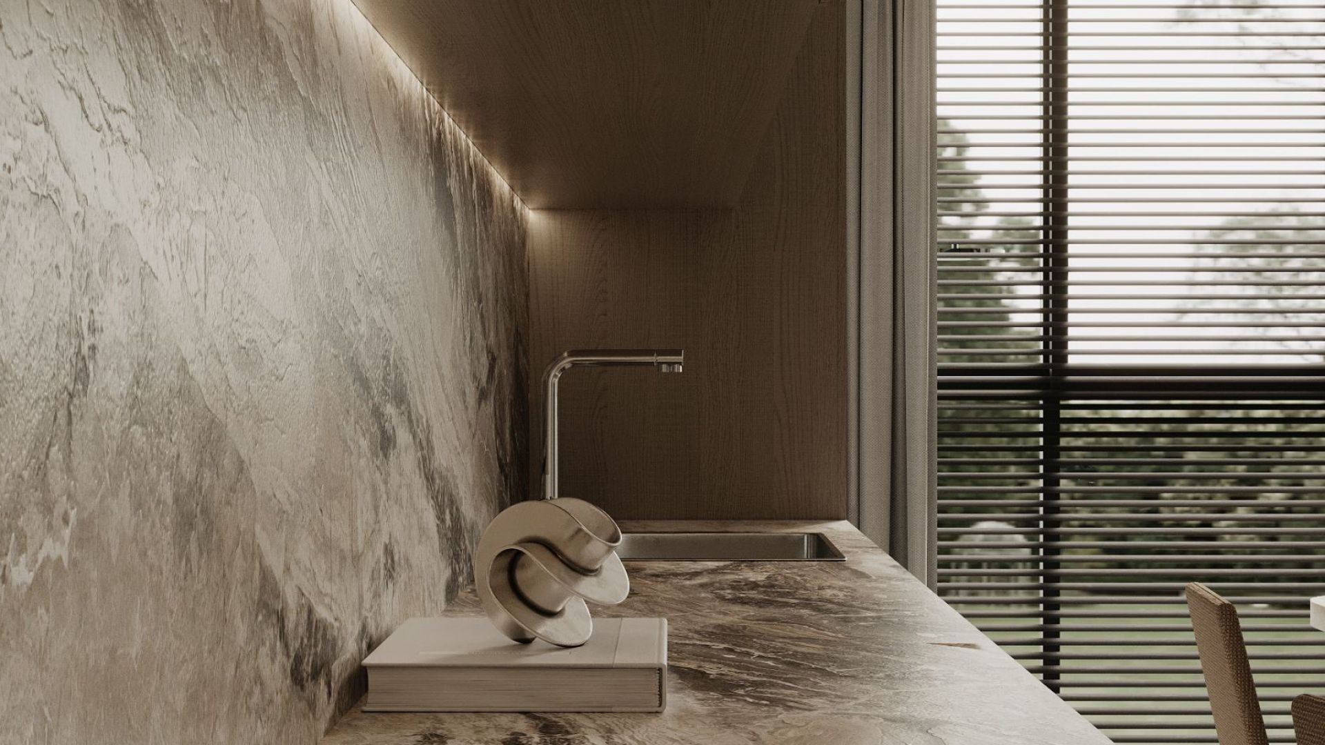 Skabsintegreret emhætte Micra Black - Wizualizacja 5