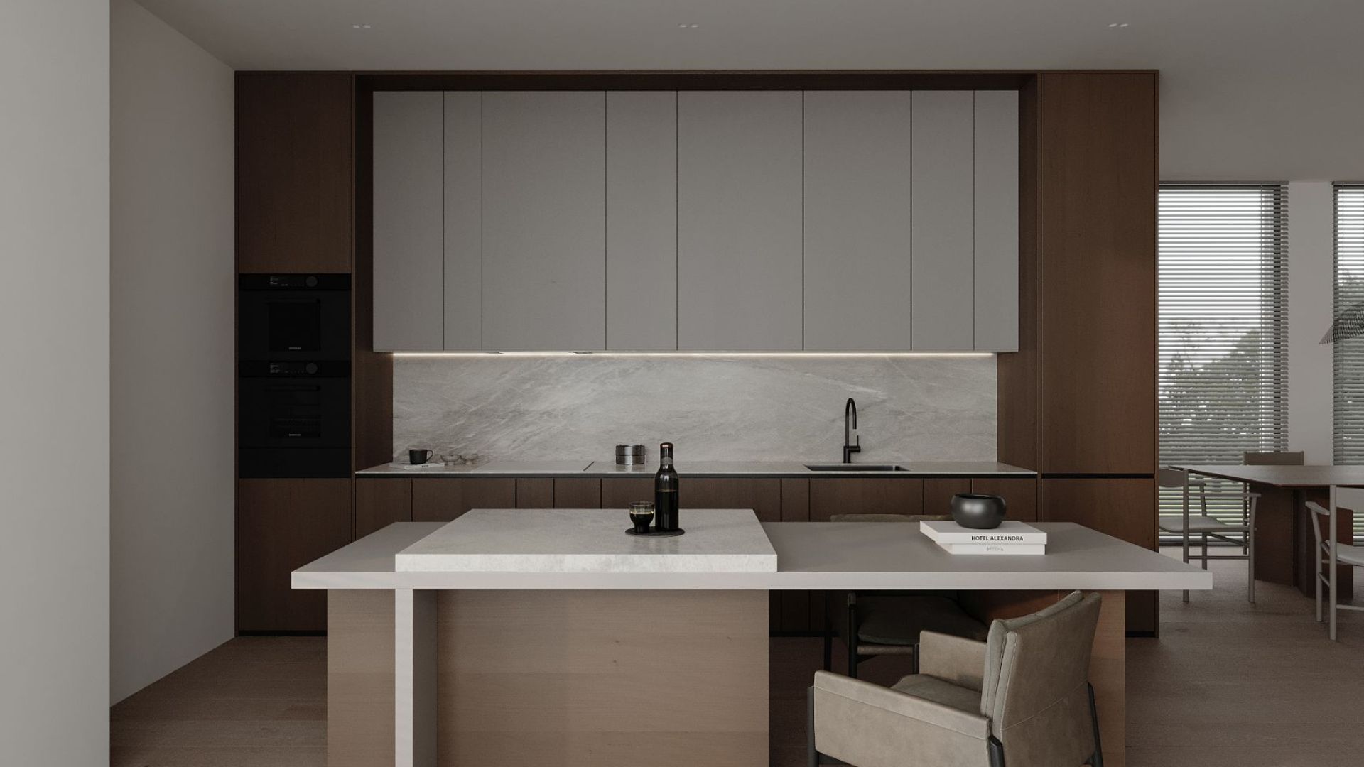 Skabsintegreret emhætte Micra Inox - INOX - Wizualizacja 2