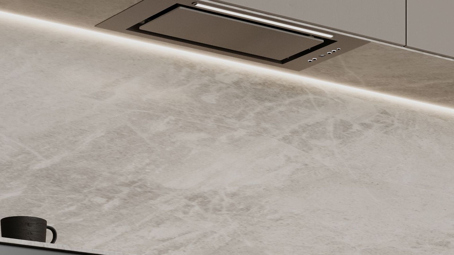 Skabsintegreret emhætte Micra Inox - INOX - Wizualizacja 8