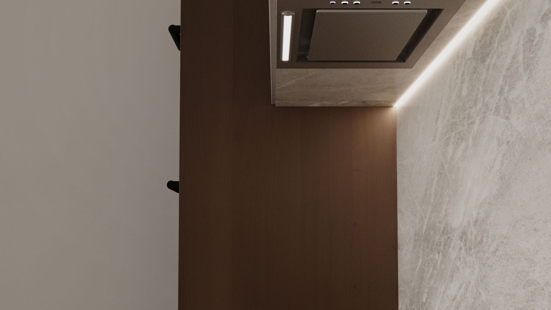 Skabsintegreret emhætte Micra Inox - INOX - Wizualizacja 5