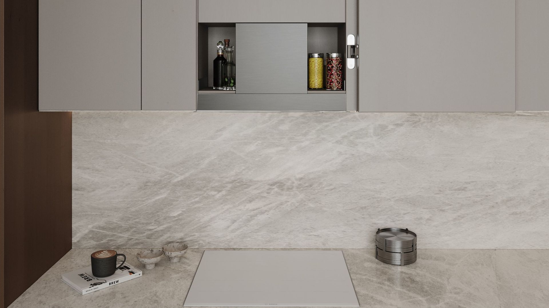 Skabsintegreret emhætte Micra Inox - INOX - Wizualizacja 9