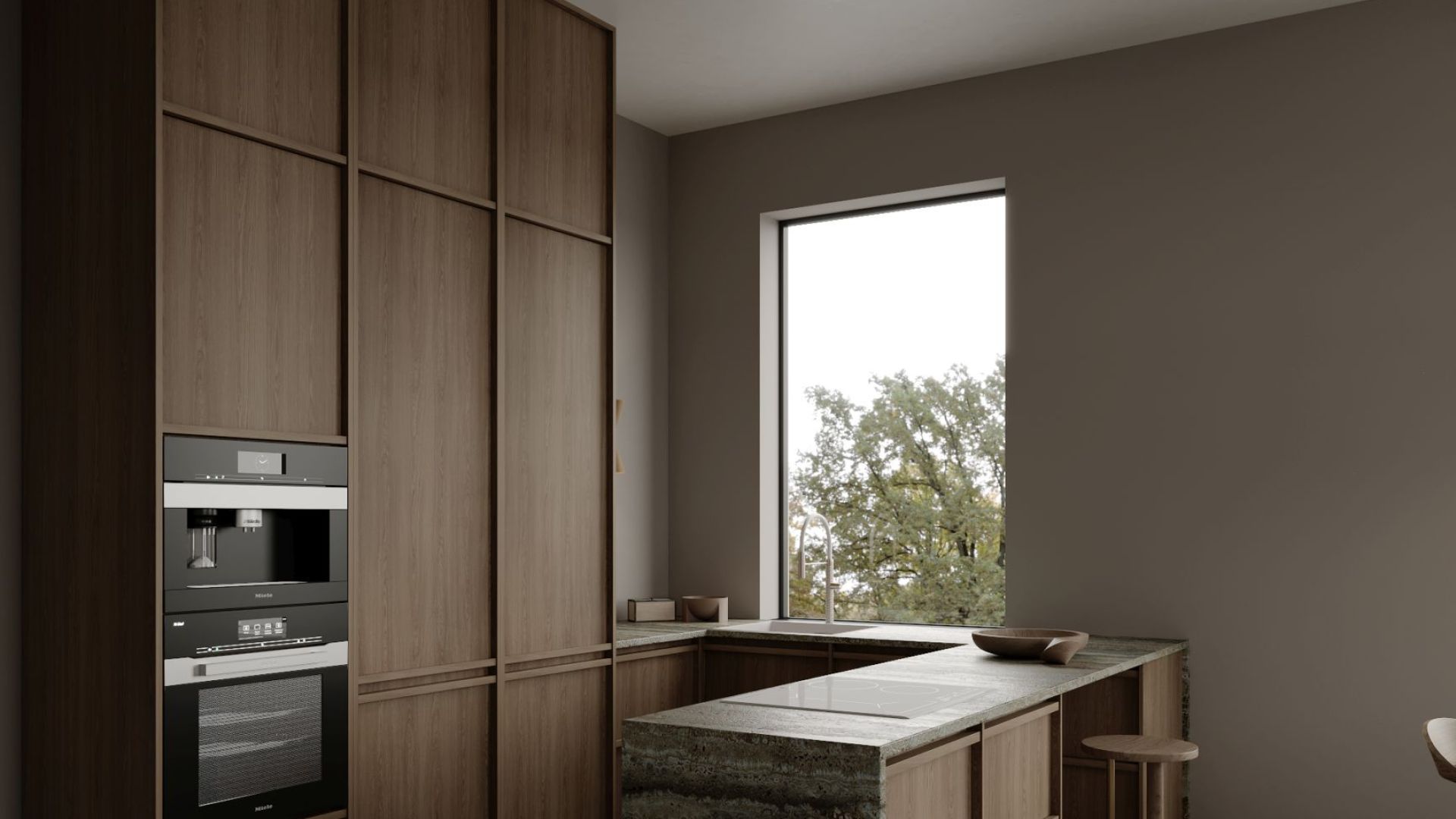 Loftsintegreret emhætte Grand Super Slim White - Hvid - Wizualizacja 5