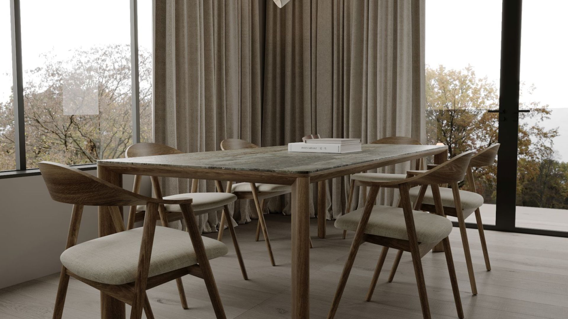 Loftsintegreret emhætte Grand Super Slim White - Hvid - Wizualizacja 6