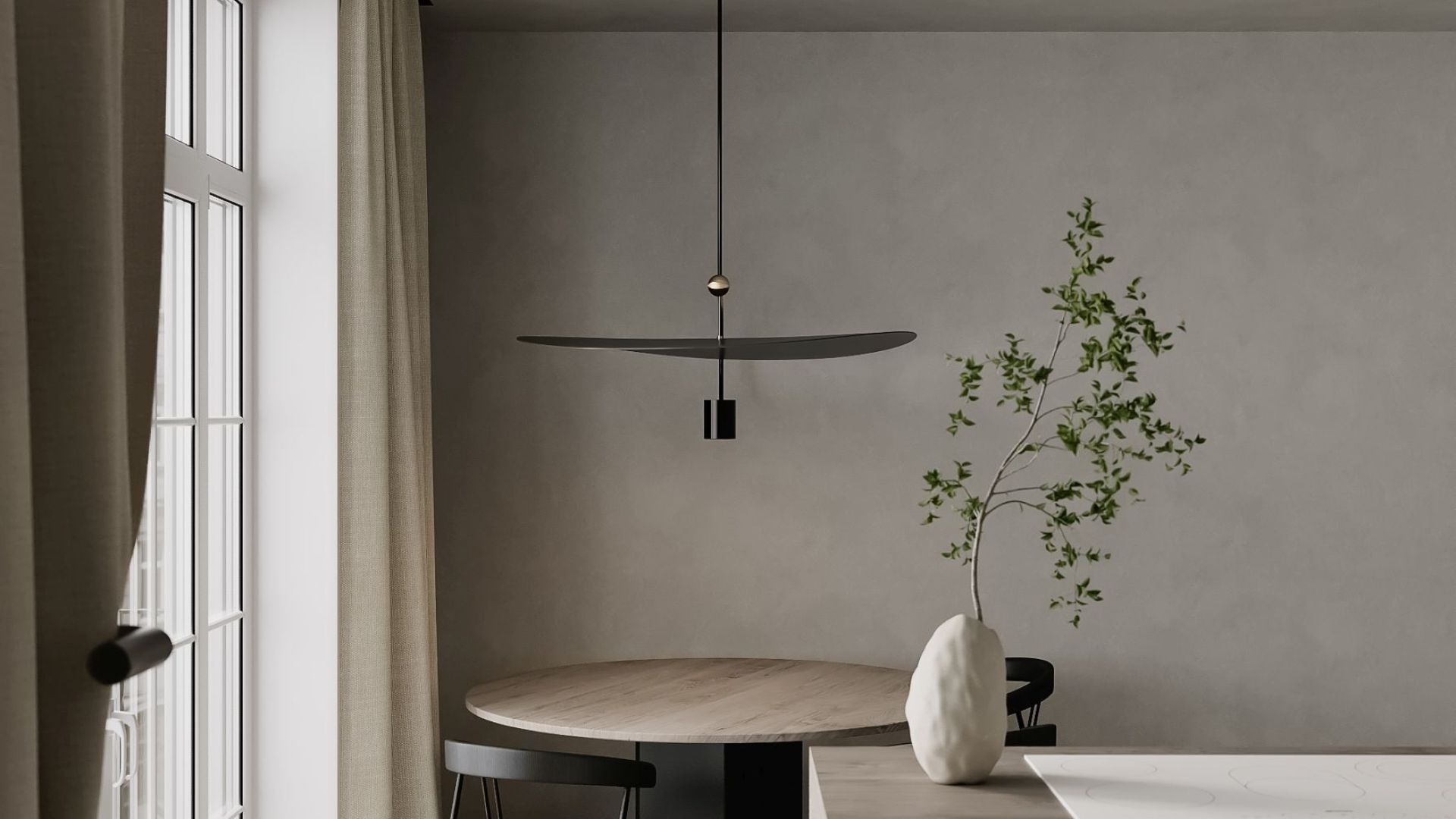 Loftsintegreret emhætte Planet Super Slim White - Hvid - Wizualizacja 7