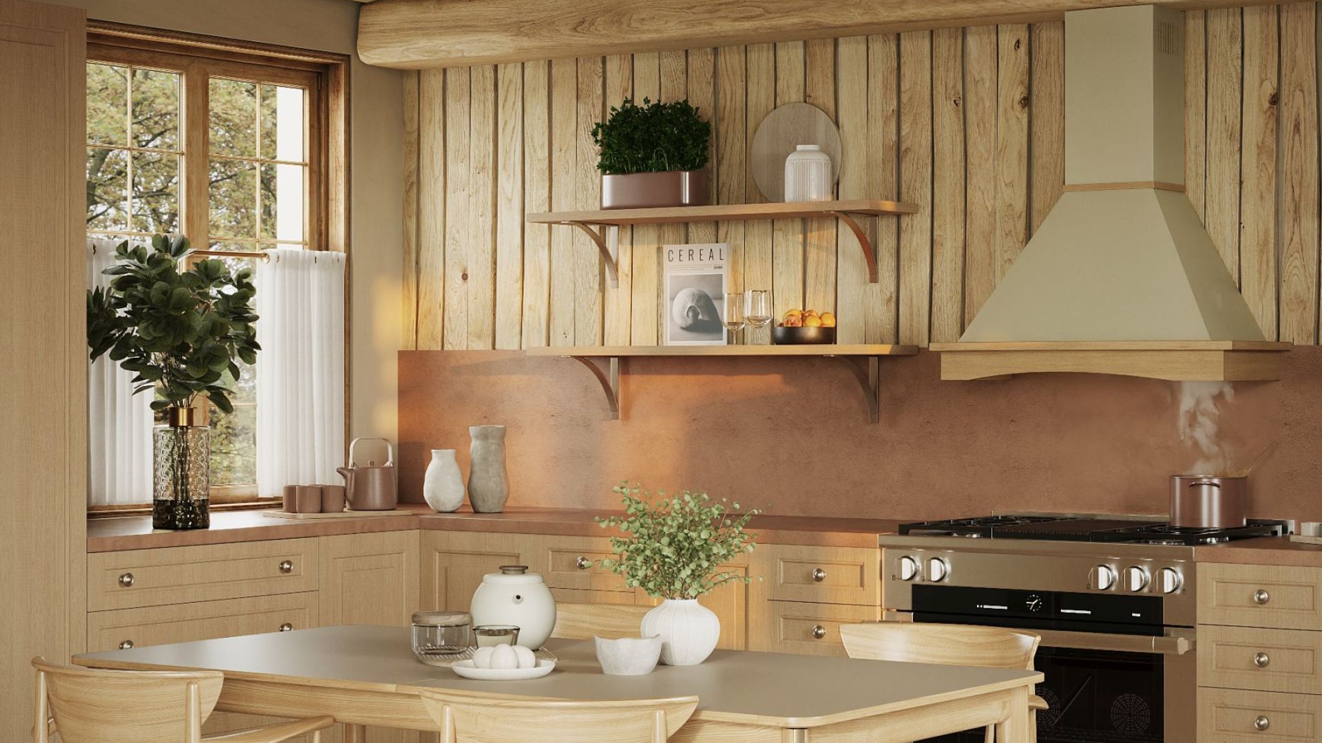 Rustik emhætte Rustic Ecru - Ecru - Wizualizacja 5