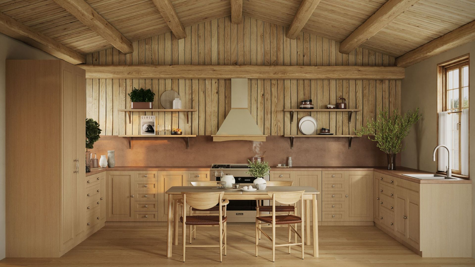 Rustik emhætte Rustic Ecru - Ecru - Wizualizacja 7