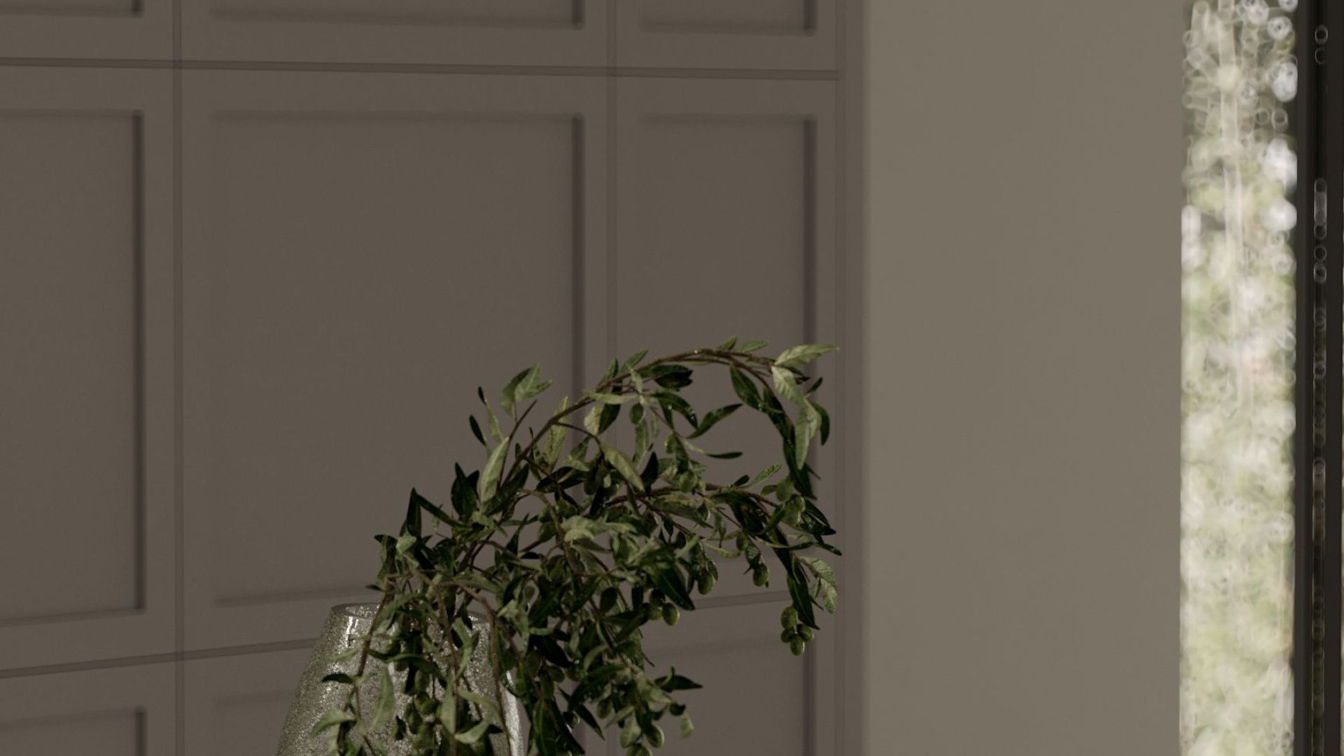 Frithængende emhætte Sento Island Strips Black Matt - Matsort - Wizualizacja 7